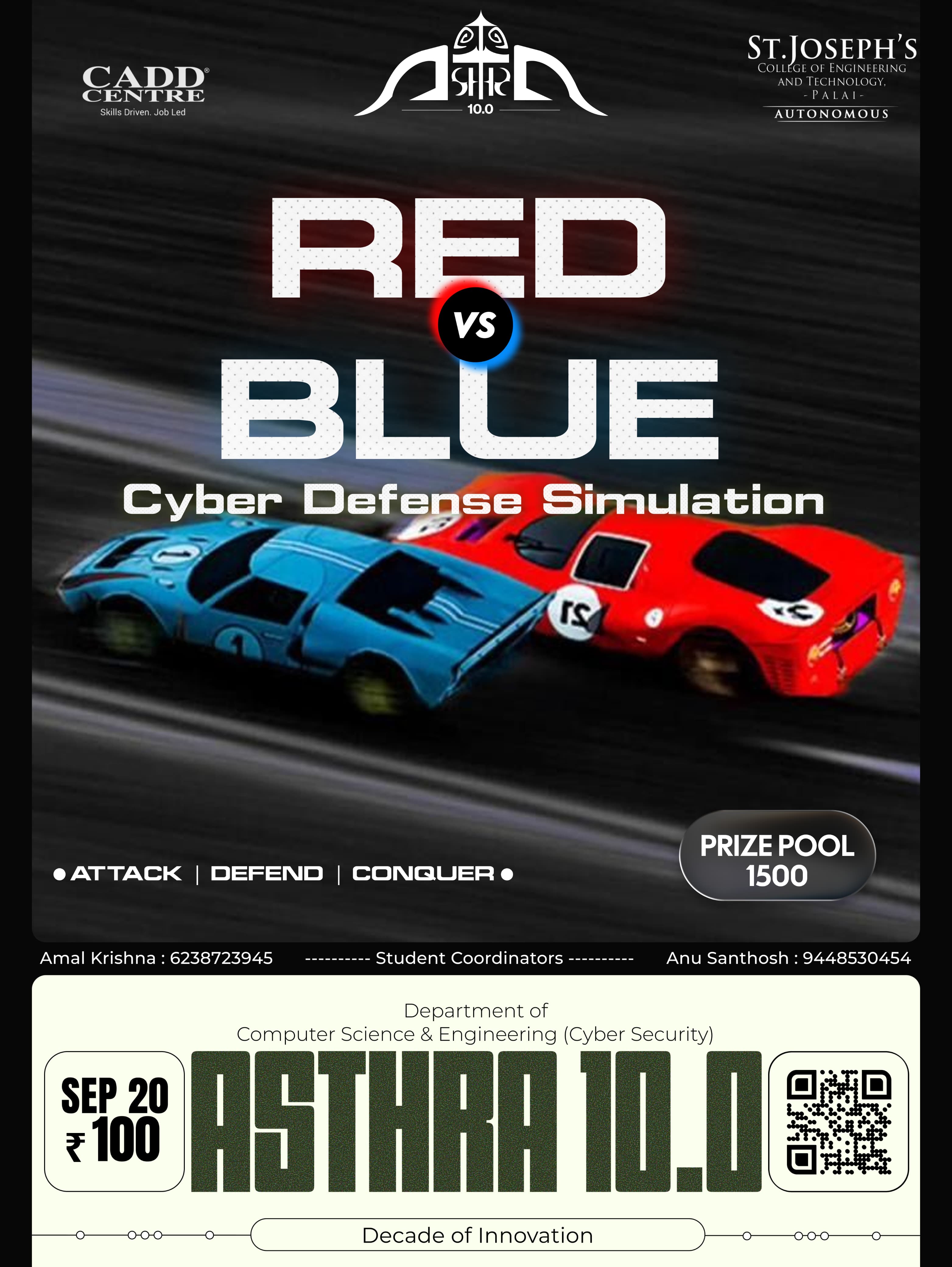 Red vs Blue: Cyber Defense Simulation