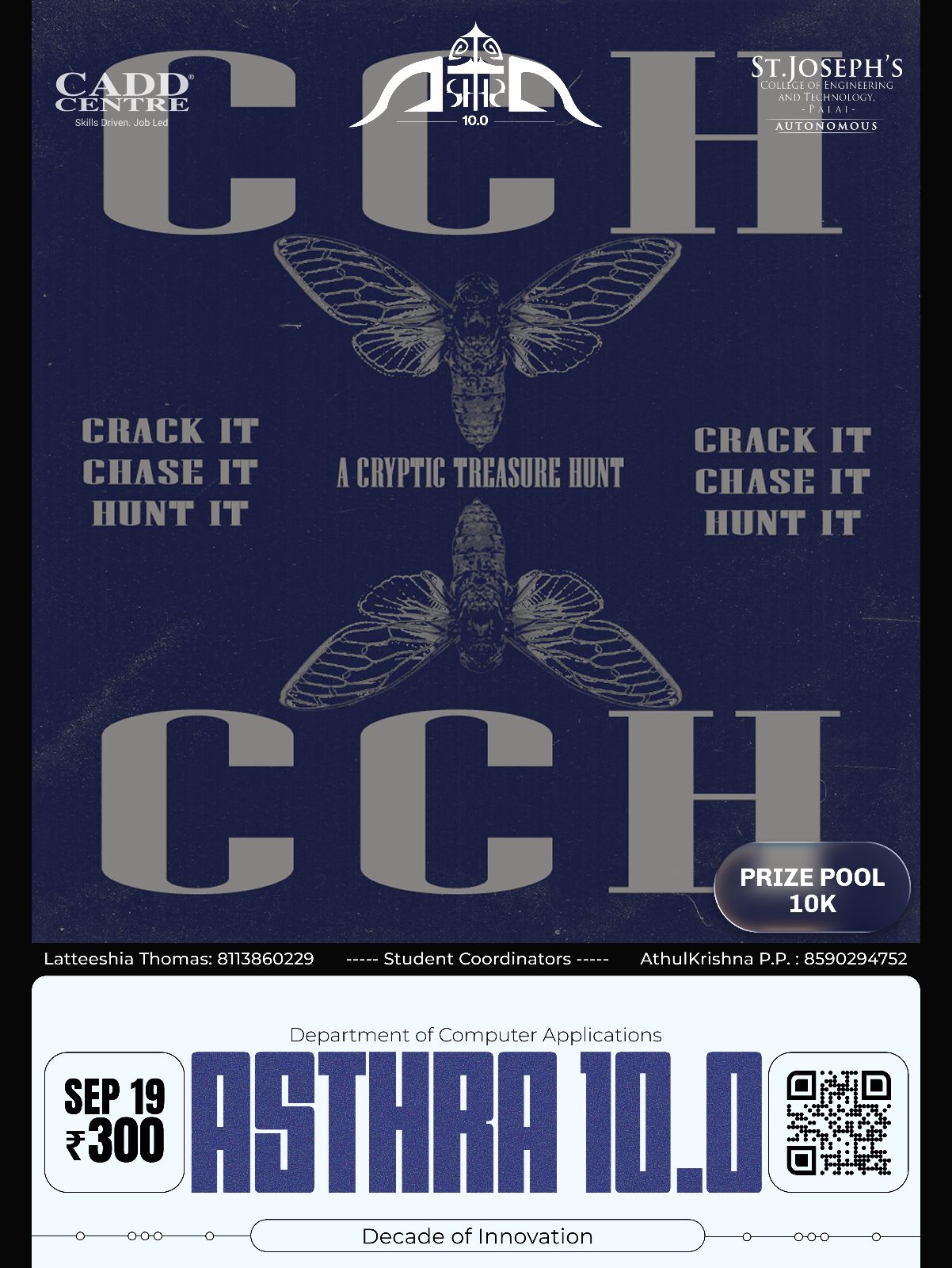 Cipher  Code  Hunt  (Crack  it.Chase  it.Hunt it)