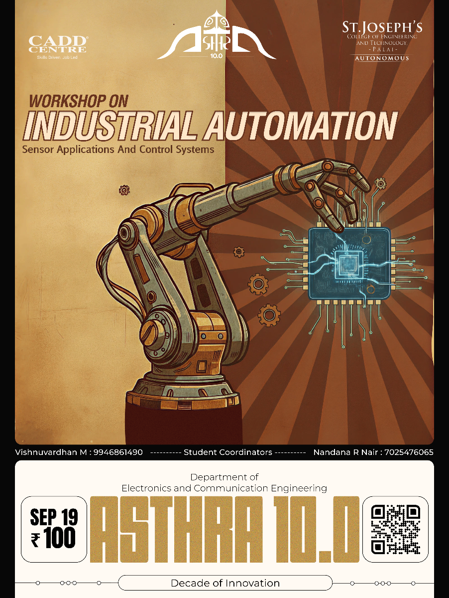 Workshop on Industrial Automation – Sensor Applications And Control Systems